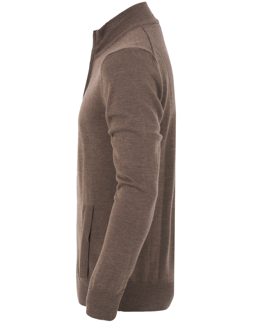 Homme | Pulls Et Tricots | J.Lindeberg | August True Merino Mud Melange