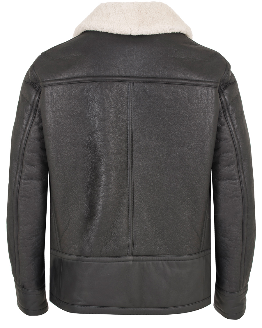 Homme | Manteaux Et Vestes | GANT Rugger | The Shearling Aviator Jacket Black