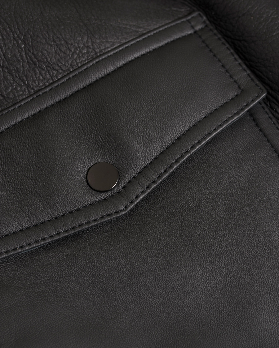 Homme | Manteaux Et Vestes | GANT Rugger | The Shearling Aviator Jacket Black