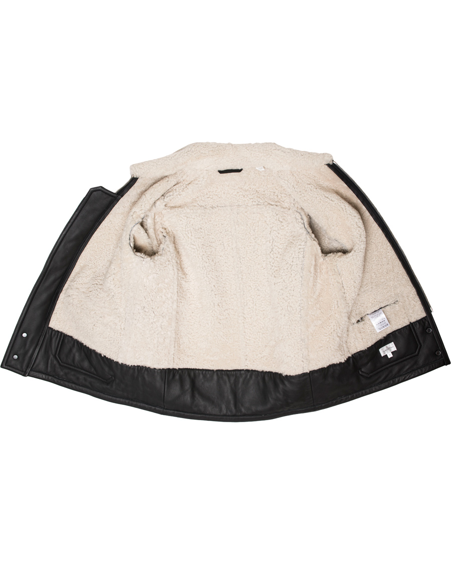 Homme | Manteaux Et Vestes | GANT Rugger | The Shearling Aviator Jacket Black