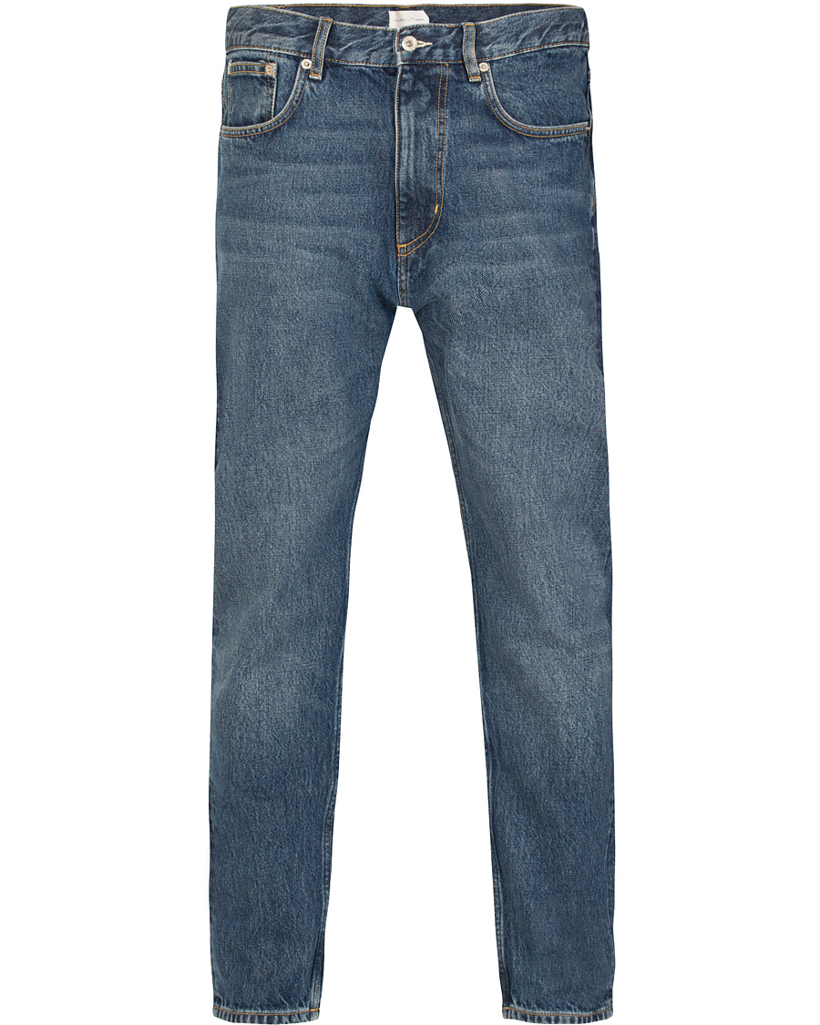 Homme | Jeans | GANT Rugger | The Jim Relaxed Fit Jeans Mid Blue