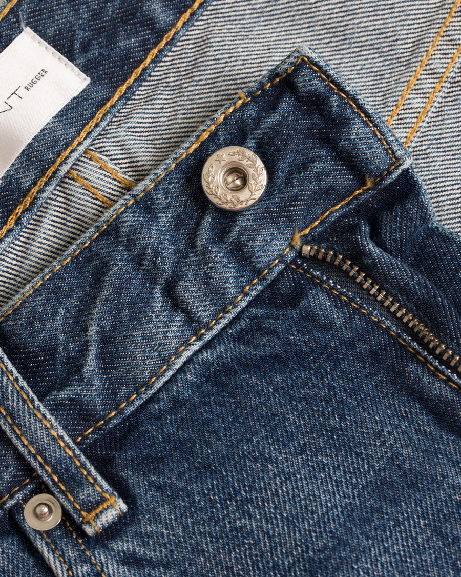 Homme | Jeans | GANT Rugger | The Jim Relaxed Fit Jeans Mid Blue