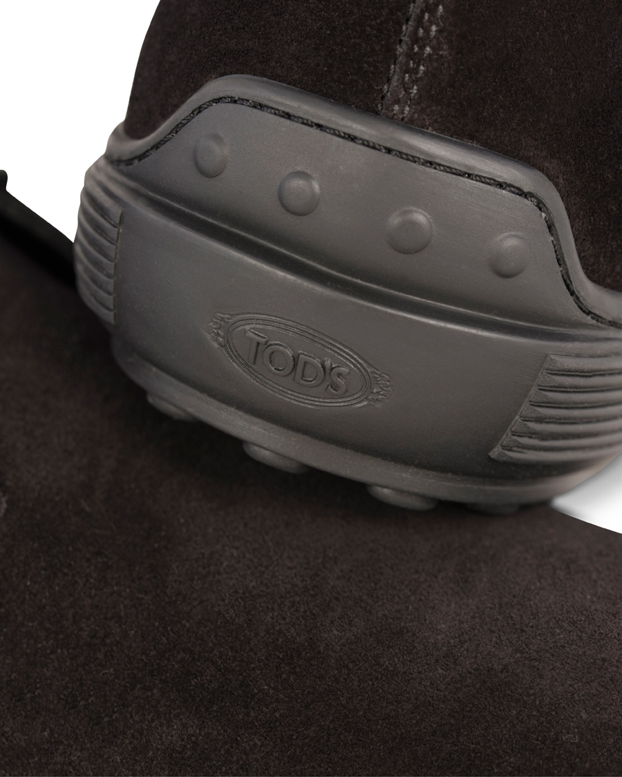 Homme | Tod's Polacco Mid Sneaker Black Suede | Tod's | Polacco Mid Sneaker Black Suede