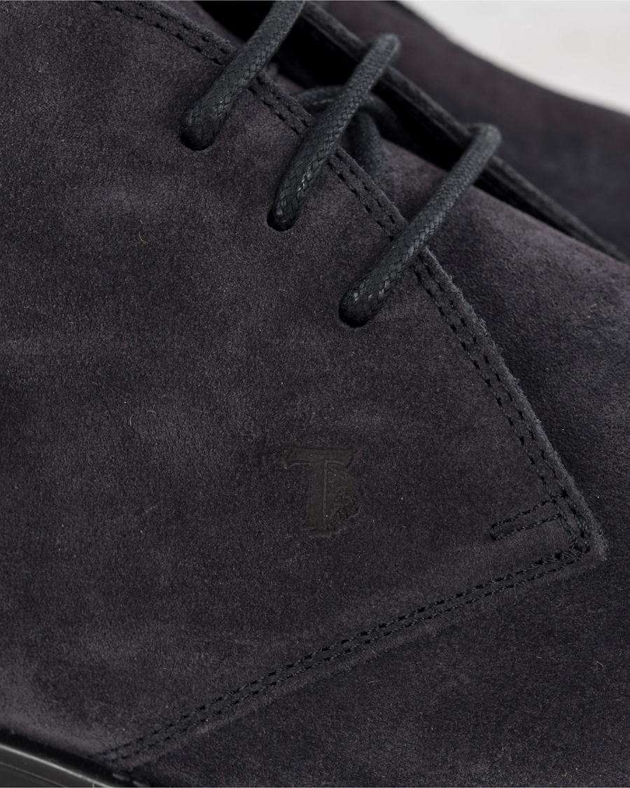 Homme | Tod's Polacco RQ Chukka Blue Denim Suede | Tod's | Polacco RQ Chukka Blue Denim Suede