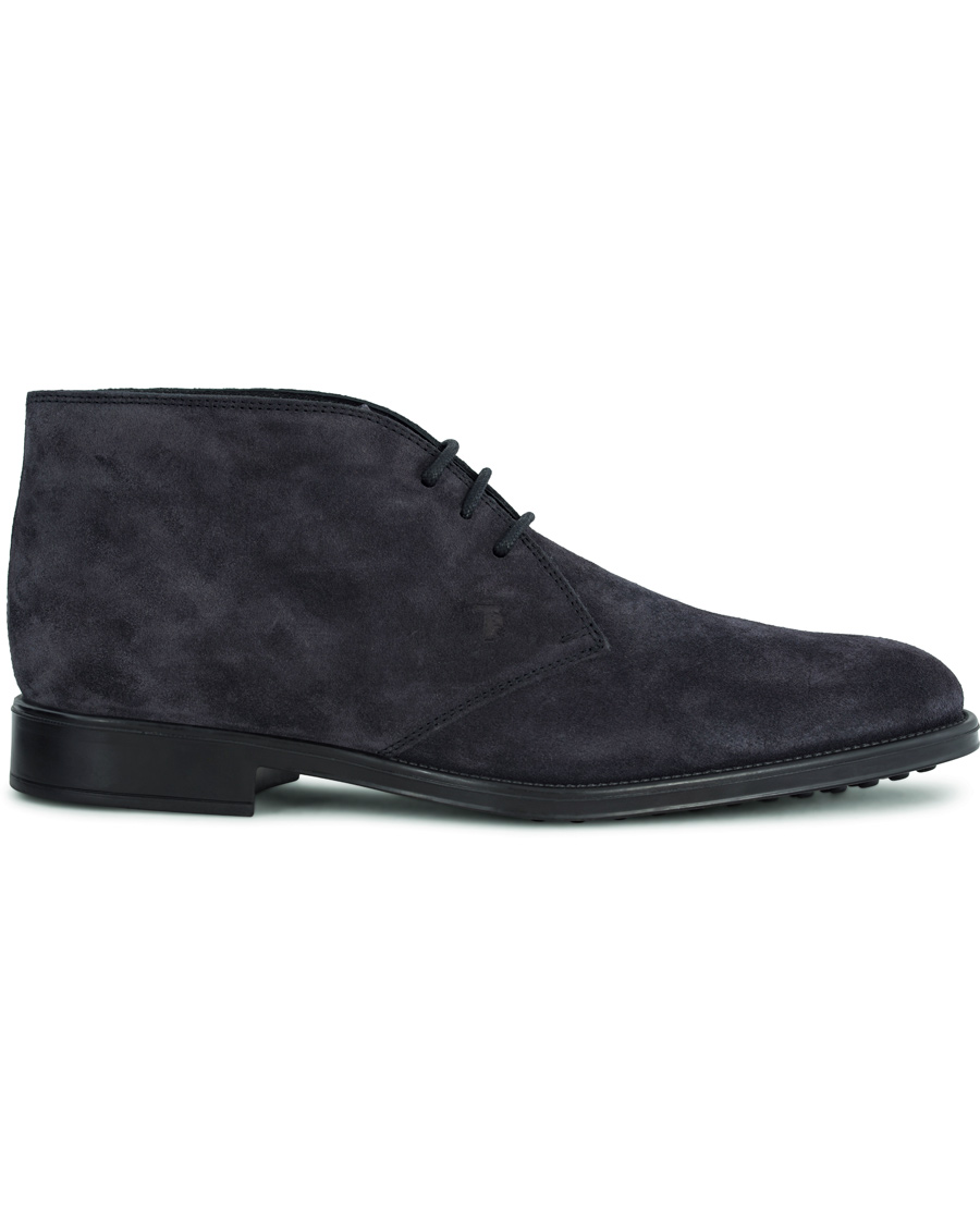 Homme | Tod's Polacco RQ Chukka Blue Denim Suede | Tod's | Polacco RQ Chukka Blue Denim Suede