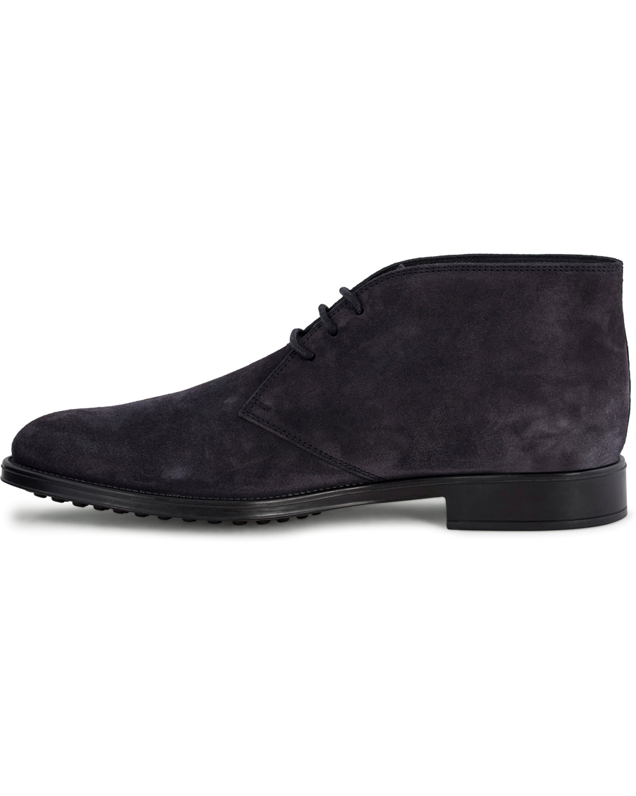 Homme | Tod's Polacco RQ Chukka Blue Denim Suede | Tod's | Polacco RQ Chukka Blue Denim Suede