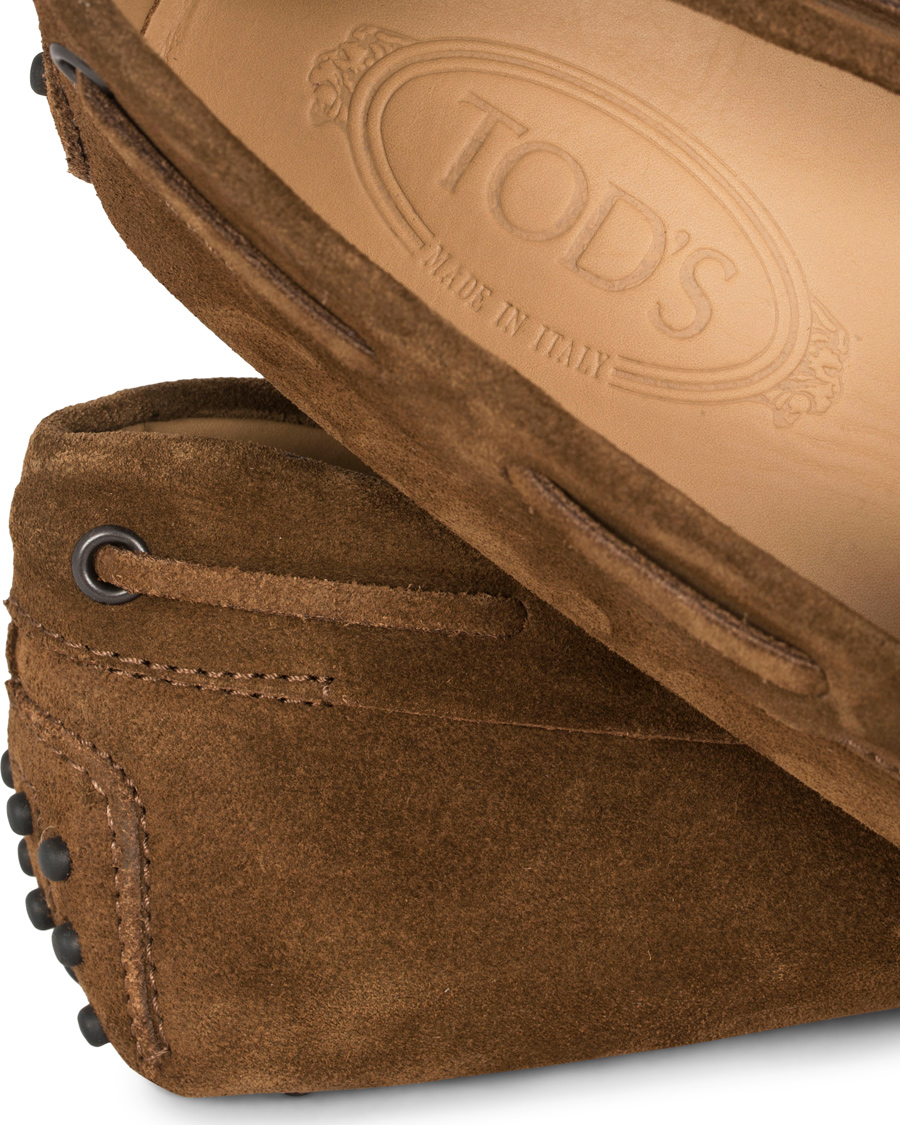 Homme | Tod's Laccetto Gommino Carshoe Light Brown Suede | Tod's | Laccetto Gommino Carshoe Light Brown Suede