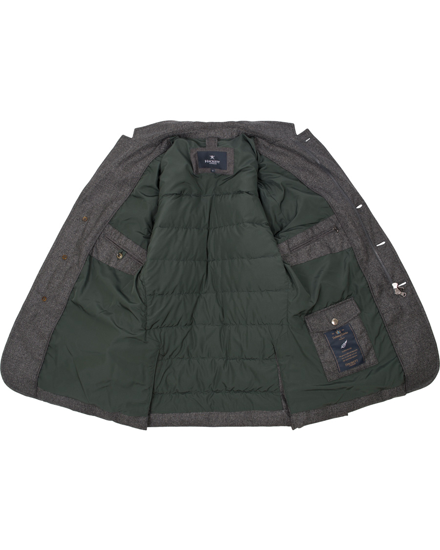 Homme | Manteaux Et Vestes | Hackett | Wool Down Blazer Jacket Grey