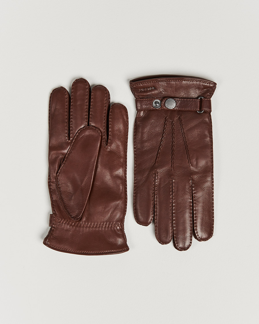 Heren | Handschoenen | Hestra | Jake Wool Lined Buckle Glove Chestnut