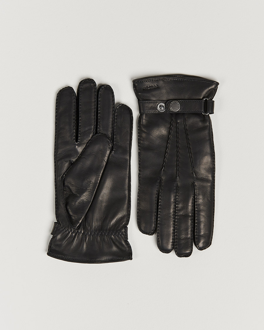 Heren | Handschoenen | Hestra | Jake Wool Lined Buckle Glove Black