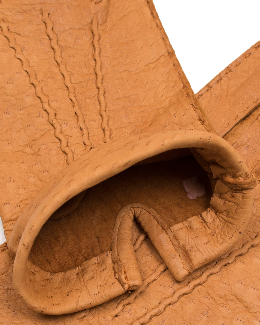 Heren | Hestra Peccary Handsewn Unlined Glove Cognac | Hestra | Peccary Handsewn Unlined Glove Cognac