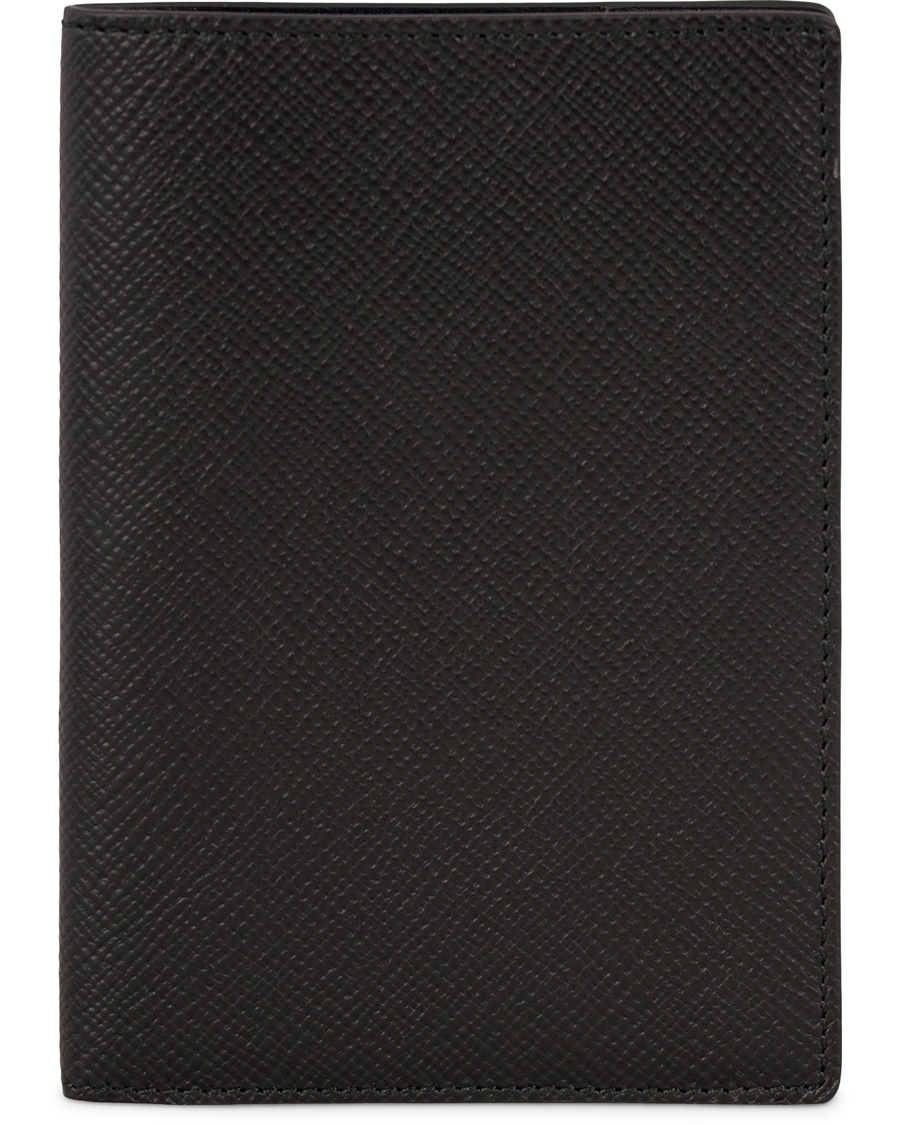 Homme | Smythson Panama Slim Travel Wallet Black Leather | Smythson | Panama Slim Travel Wallet Black Leather
