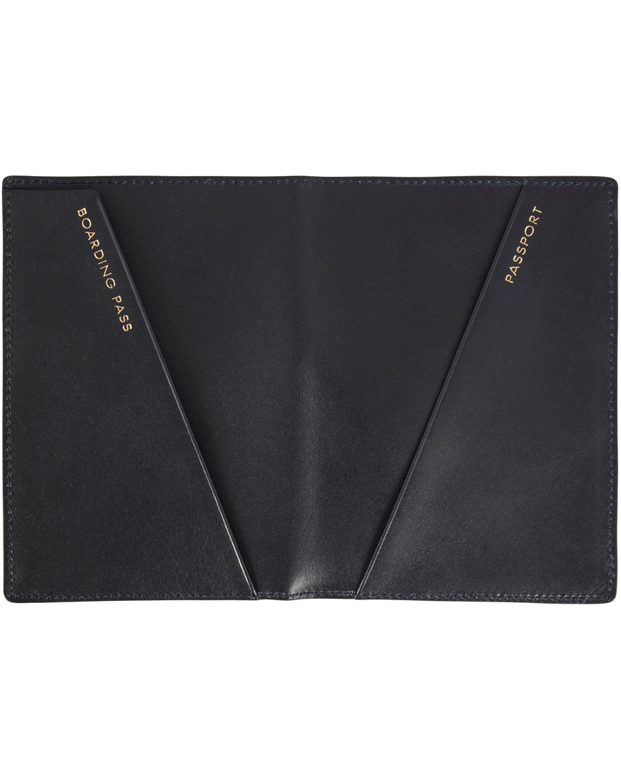 Homme | Smythson Panama Slim Travel Wallet Black Leather | Smythson | Panama Slim Travel Wallet Black Leather