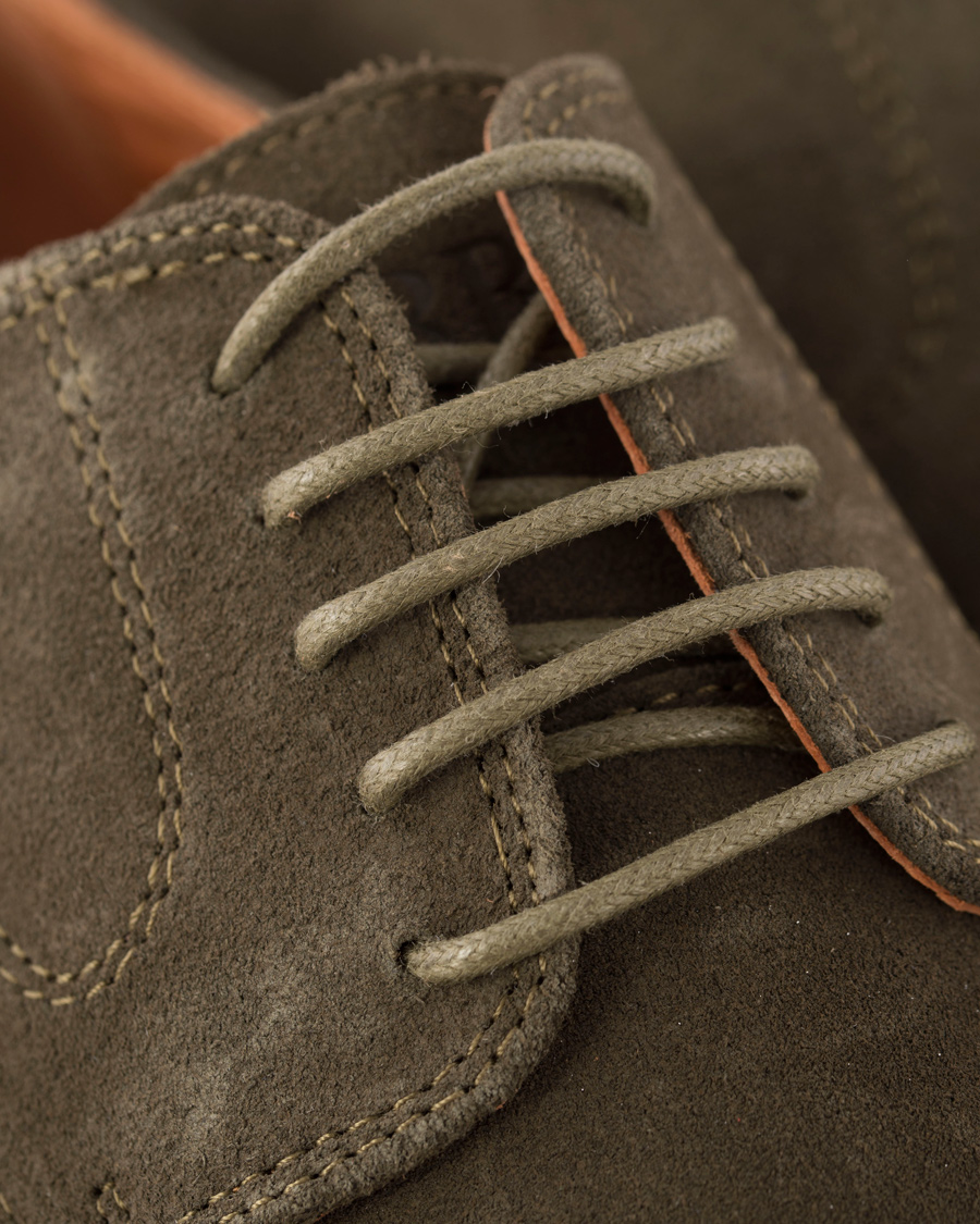 Homme | Morris Derby Suede Shoe Olive | Morris | Derby Suede Shoe Olive