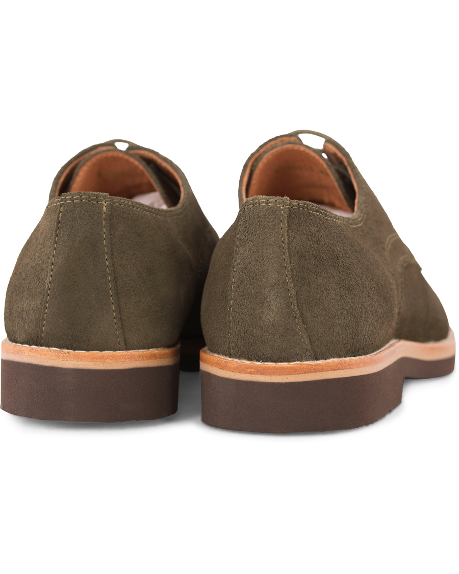 Homme | Morris Derby Suede Shoe Olive | Morris | Derby Suede Shoe Olive