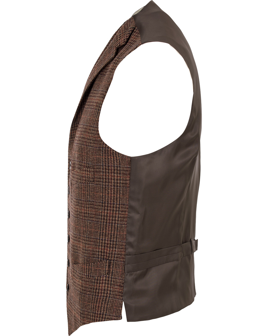 Heren | Blazers | Polo Ralph Lauren | Clothing Glen Check Waistcoat Rust Brown