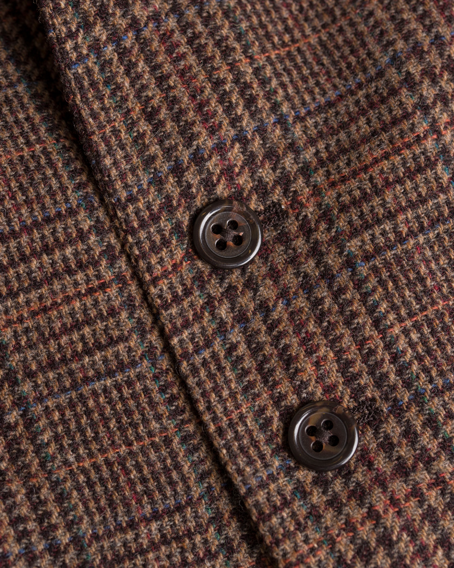 Heren | Blazers | Polo Ralph Lauren | Clothing Glen Check Waistcoat Rust Brown