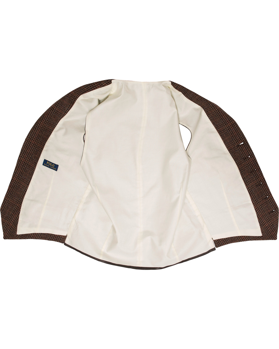 Heren | Blazers | Polo Ralph Lauren | Clothing Glen Check Waistcoat Rust Brown