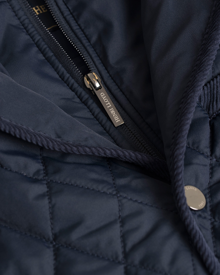 Homme | Manteaux Et Vestes | Henri-Lloyd | Henri Lloyd Gelyn Long Quilted Jacket Navy