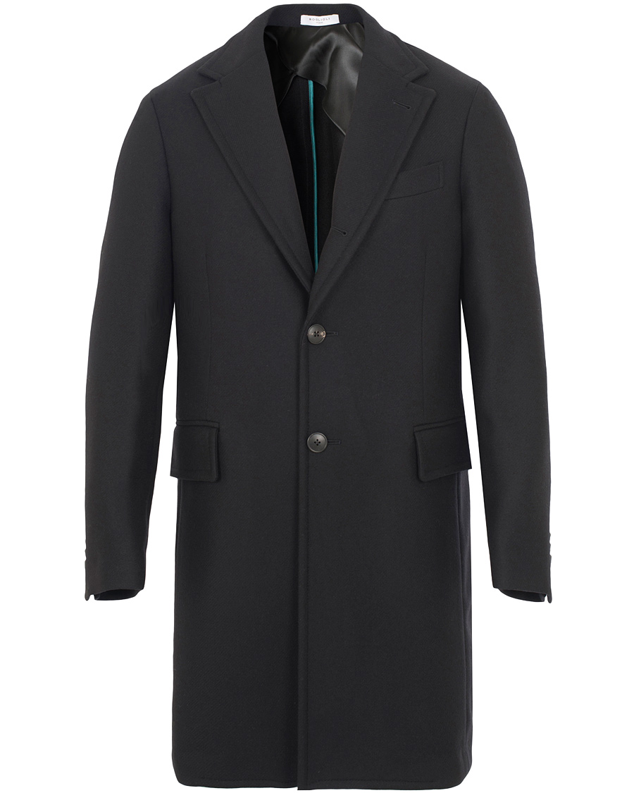 Homme | Manteaux Et Vestes | Boglioli | Cappotto Wool Coat Black