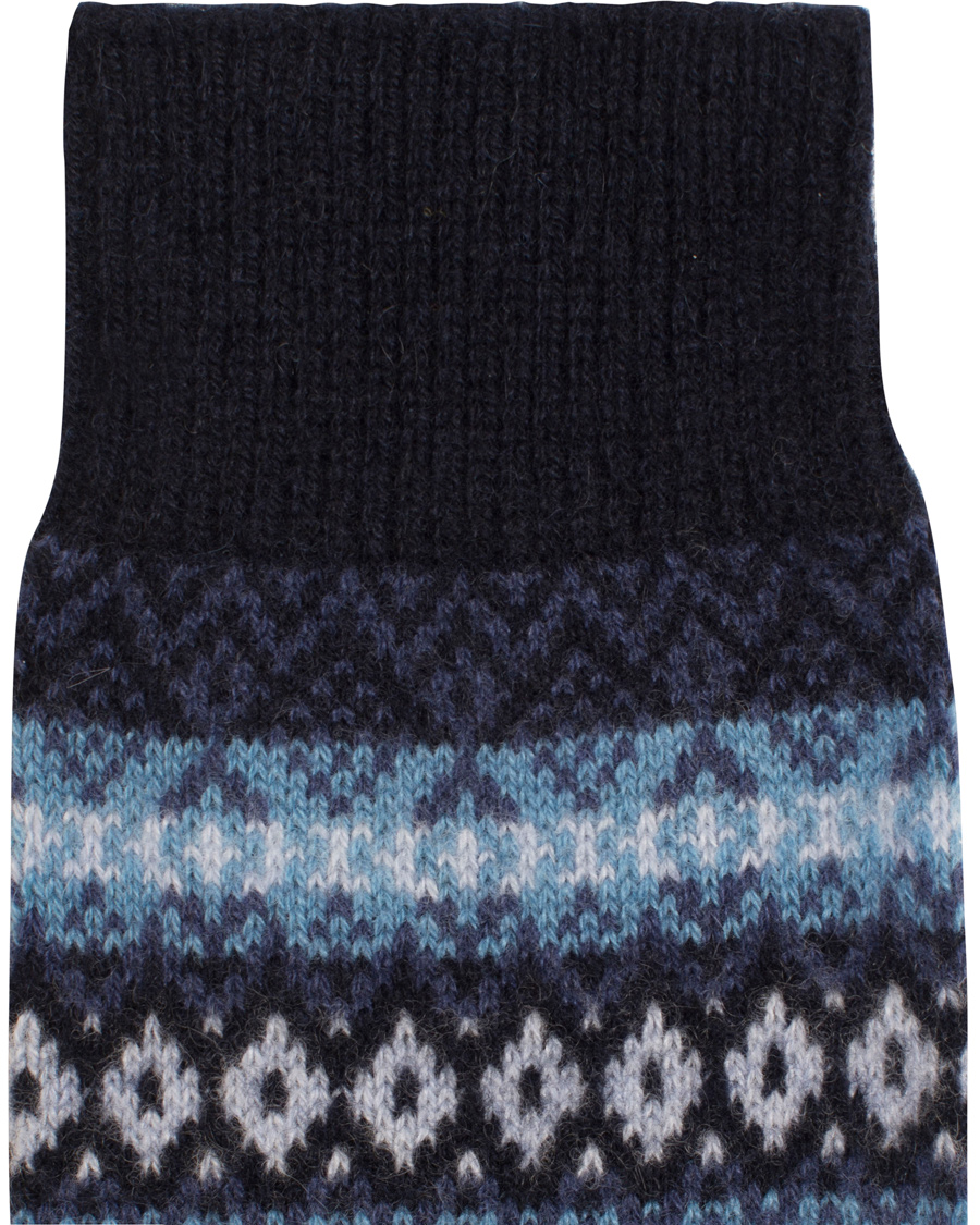 Homme | Sous-Vêtements Et Chaussettes | Pantherella | Fenton Fair Isle Cashmere Sock Navy