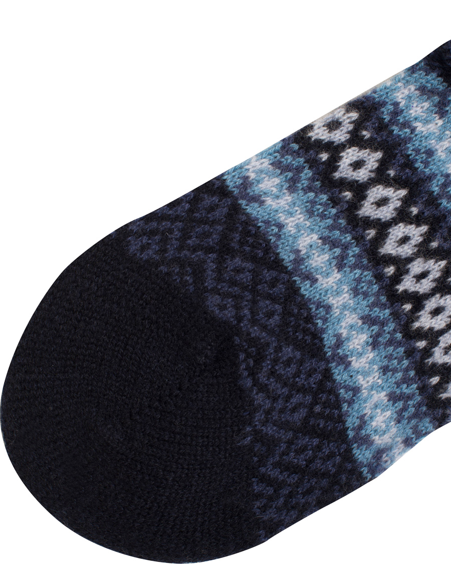 Homme | Sous-Vêtements Et Chaussettes | Pantherella | Fenton Fair Isle Cashmere Sock Navy