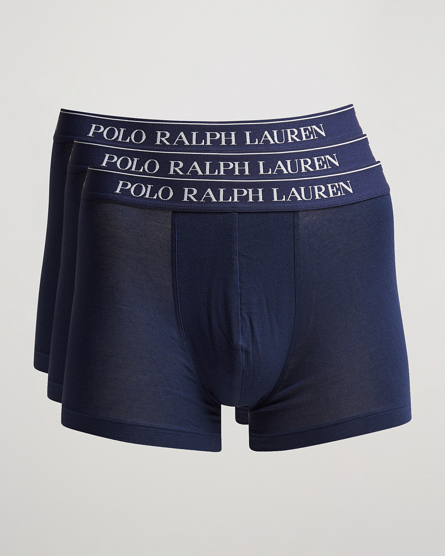 Heren | Ondergoed | Polo Ralph Lauren | 3-Pack Trunk Navy