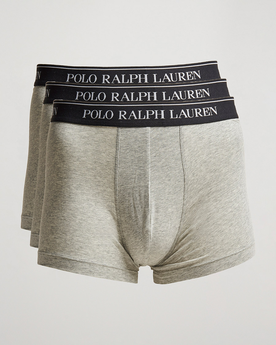Homme | Sous-Vêtements Et Chaussettes | Polo Ralph Lauren | 3-Pack Trunk Andover Heather Grey