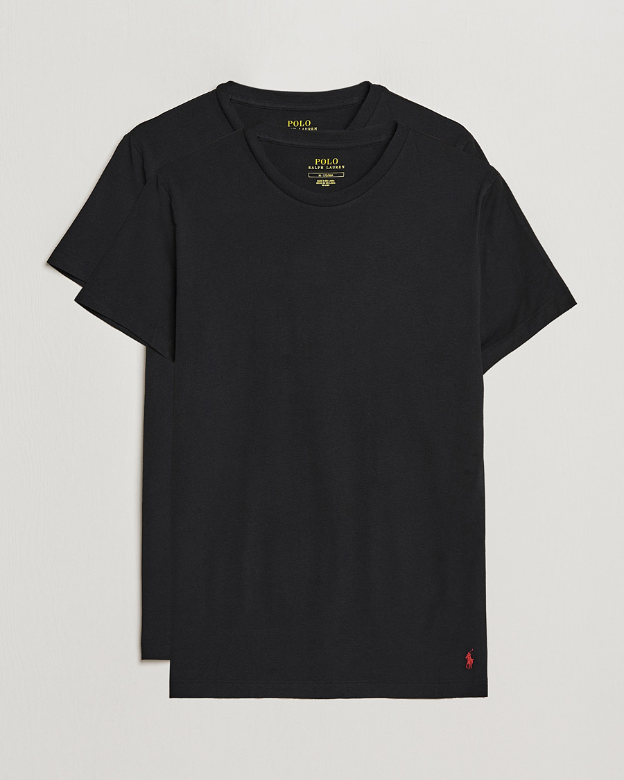 Heren | T-shirts | Polo Ralph Lauren | 2-Pack Cotton Stretch T-Shirt Black