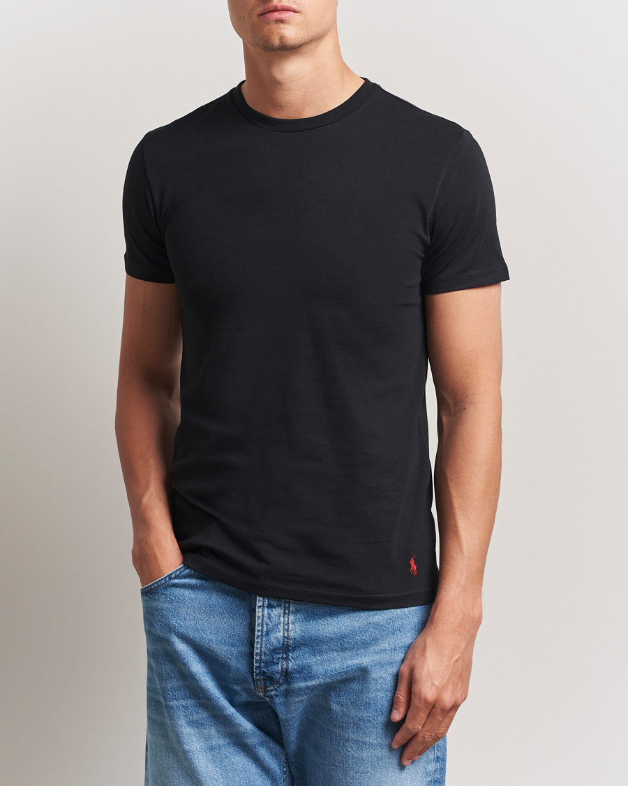 Heren | T-shirts | Polo Ralph Lauren | 2-Pack Cotton Stretch T-Shirt Black
