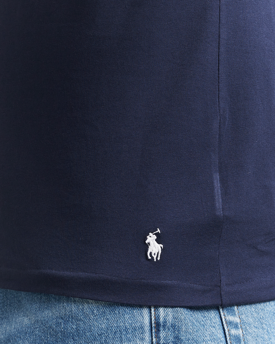 Homme | T-shirts | Polo Ralph Lauren | 2-Pack Cotton Stretch T-Shirt Cruise Navy