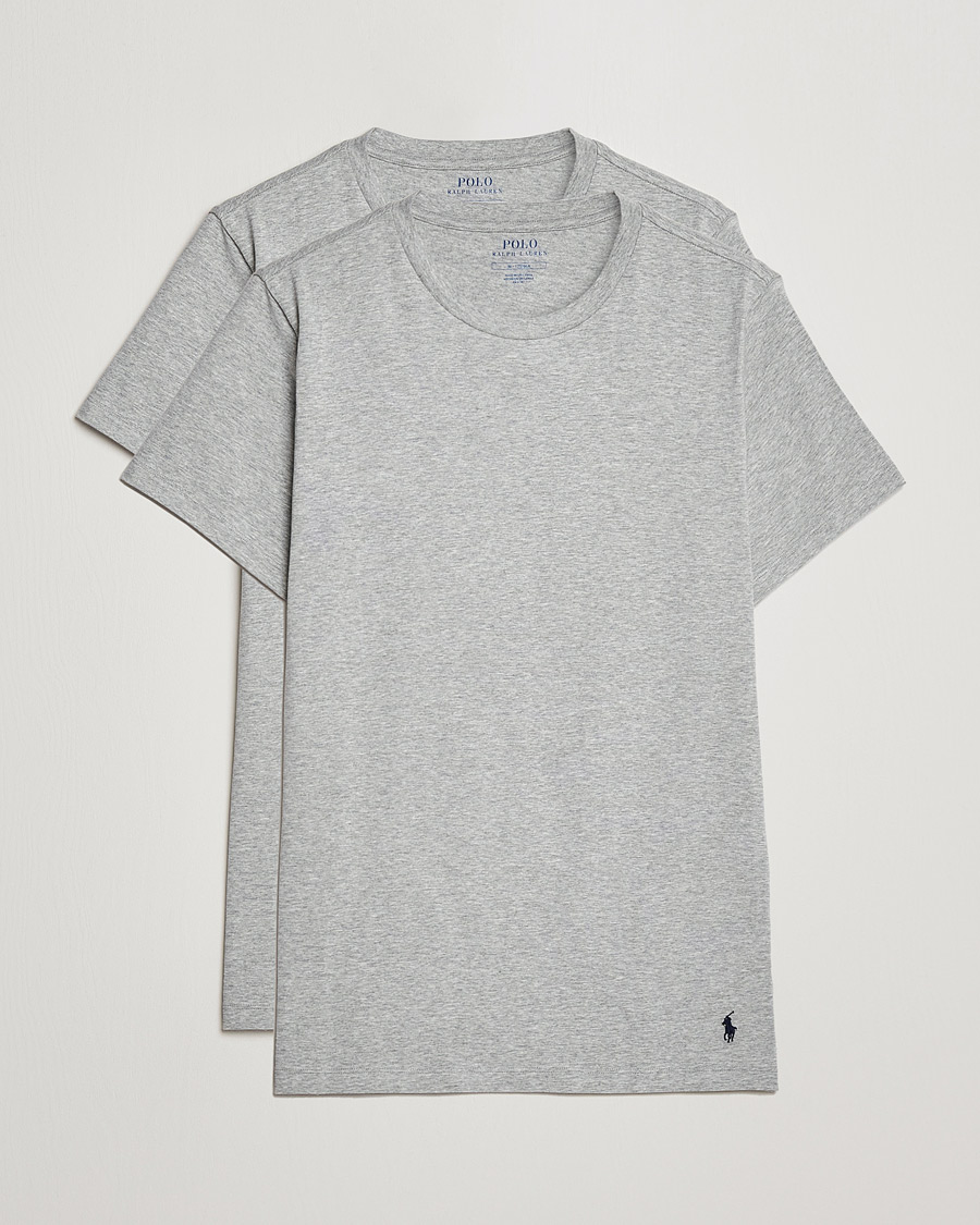 Heren | T-shirts | Polo Ralph Lauren | 2-Pack Cotton Stretch T-Shirt Andover Heather