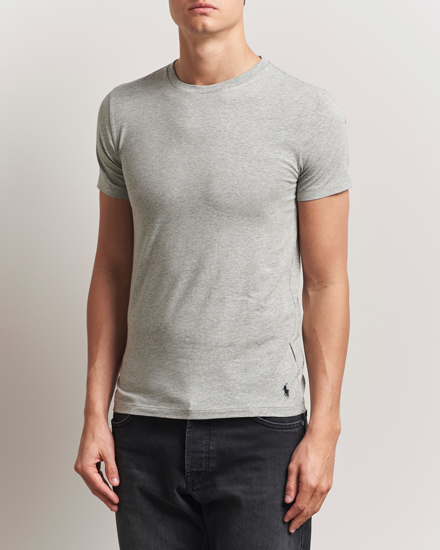 Heren | T-shirts | Polo Ralph Lauren | 2-Pack Cotton Stretch T-Shirt Andover Heather