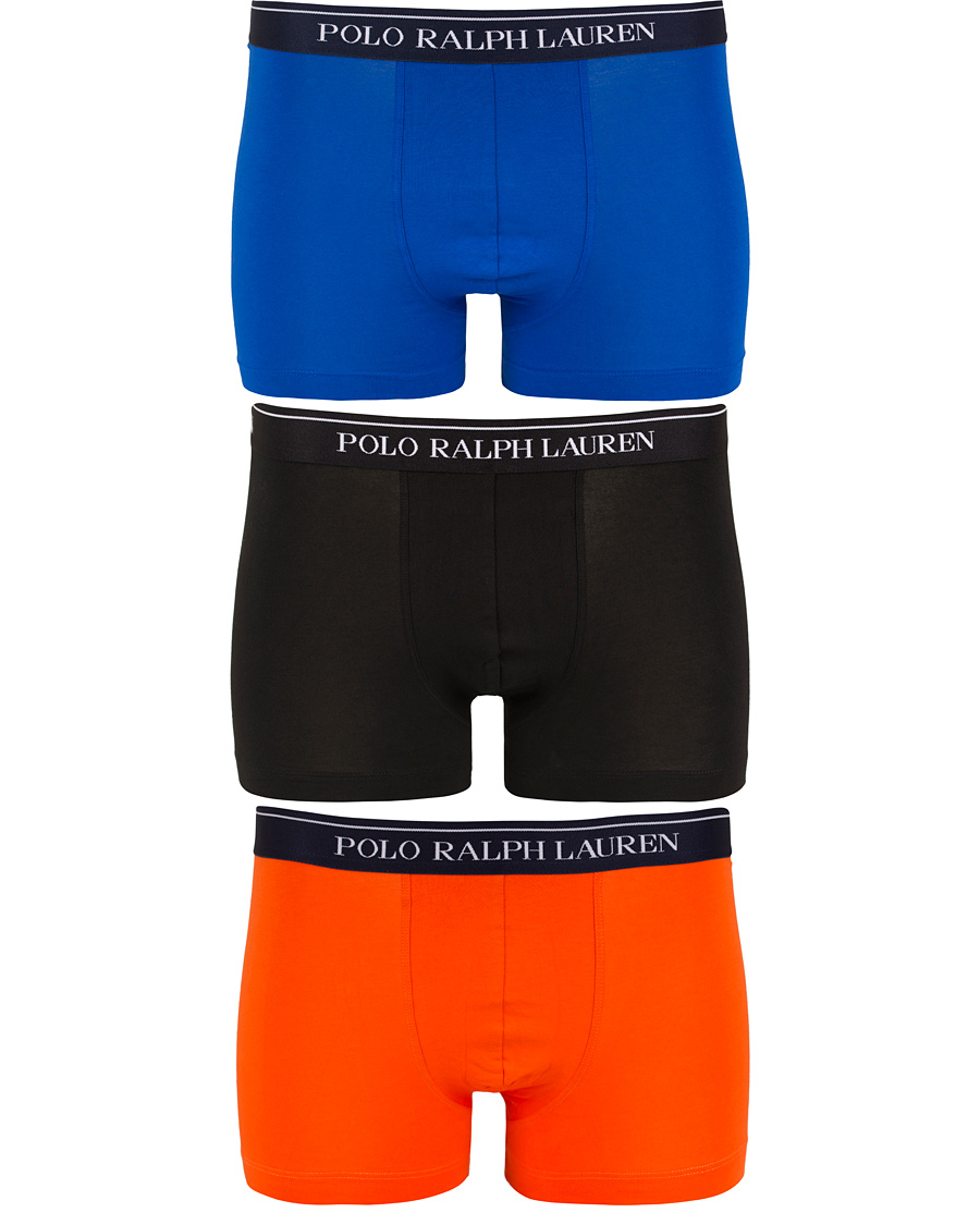 Homme | Sous-Vêtements Et Chaussettes | Polo Ralph Lauren | 3-Pack Boxer Brief Orange/Black/Royal