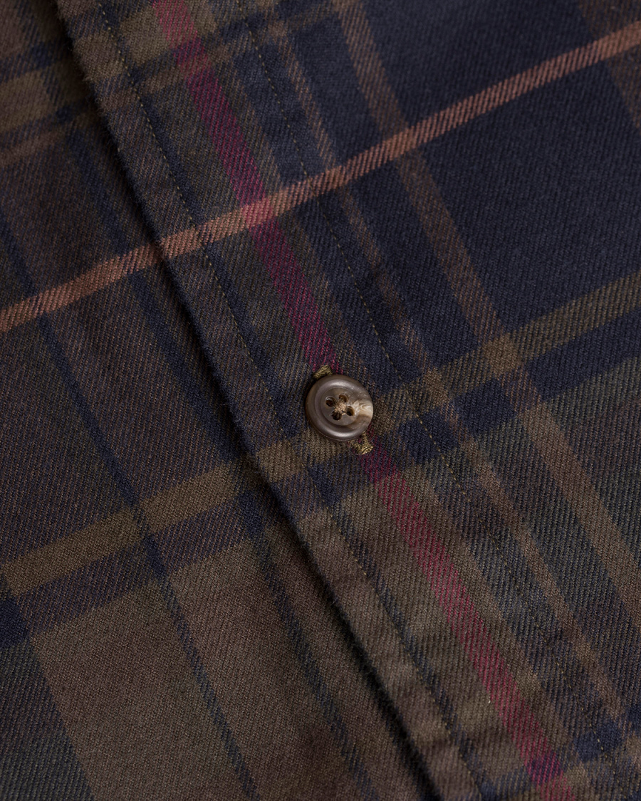 Homme | Chemises | Polo Ralph Lauren | Estate Twill Check Shirt Olive/Violet Multi