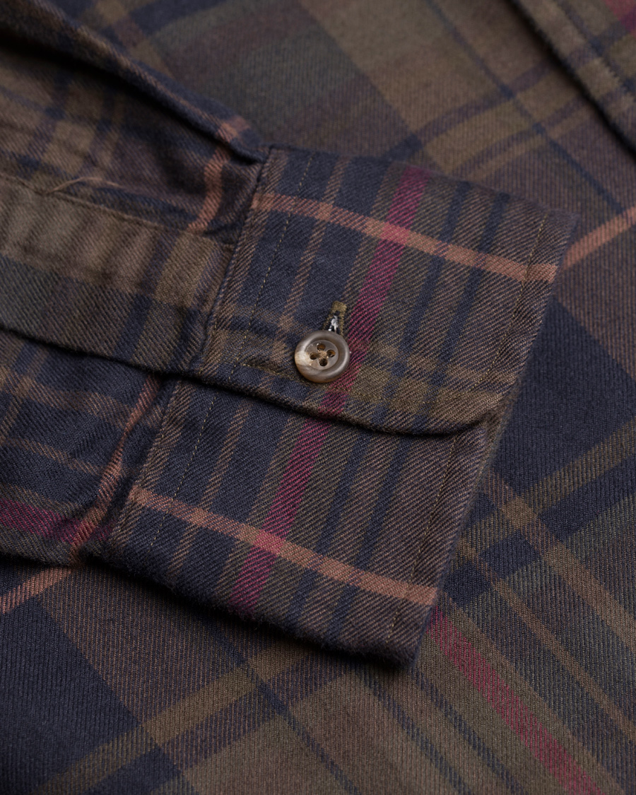 Homme | Chemises | Polo Ralph Lauren | Estate Twill Check Shirt Olive/Violet Multi
