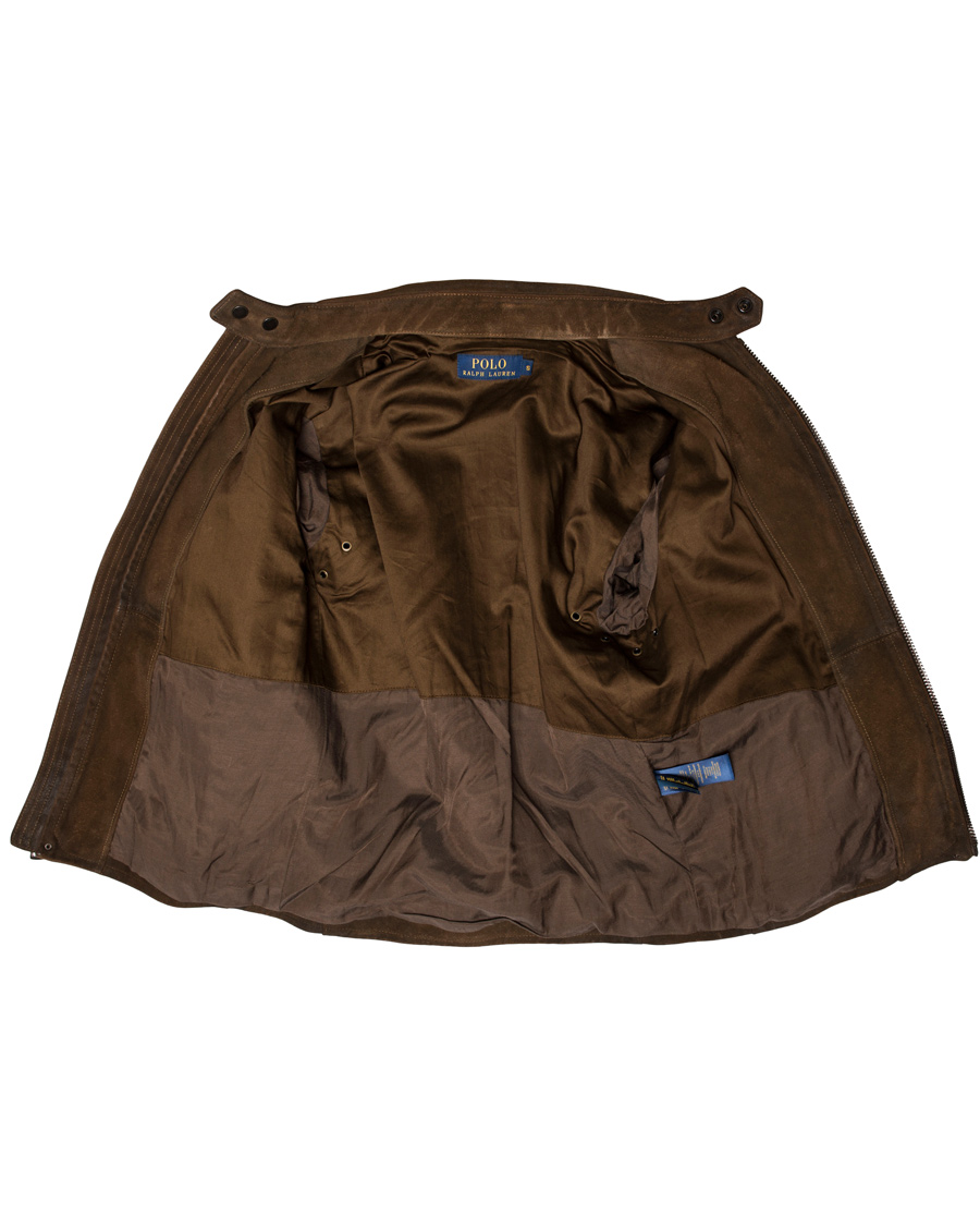Heren | Jassen | Polo Ralph Lauren | Cafe Racer Suede Jacket Smith Brown