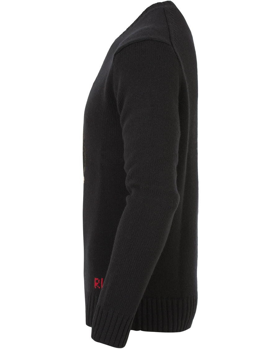 Heren | Truien | Polo Ralph Lauren | Bear Tuxedo Knitted Sweater Black