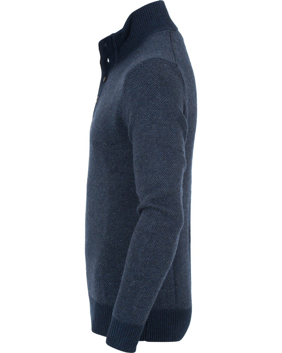 Homme | Pulls Et Tricots | Polo Ralph Lauren | Half Button Birdseye Sweater Navy