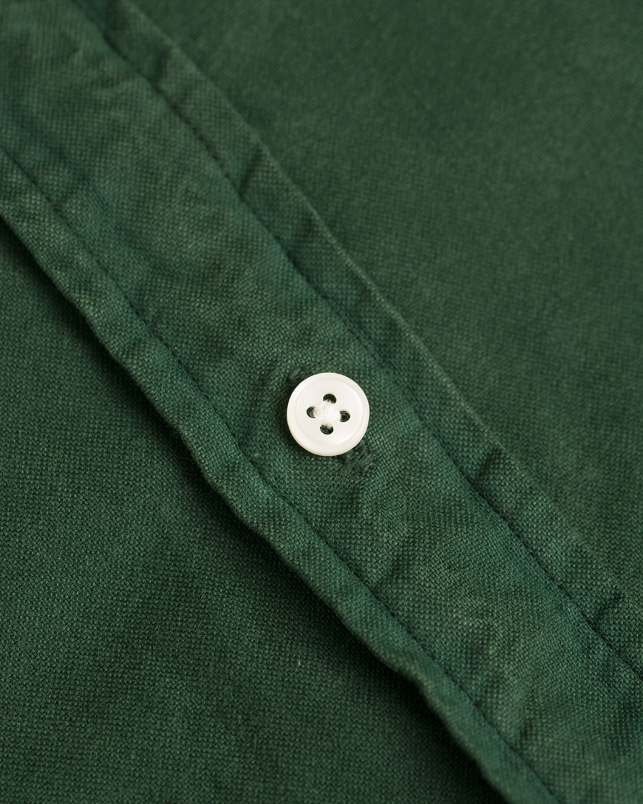 Heren | Overhemden | Polo Ralph Lauren | Slim Fit Garment Dyed Oxford Shirt Bentley Green