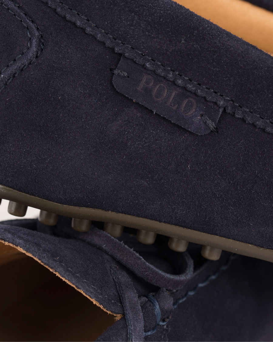 Heren | Polo Ralph Lauren Woodford Carshoes Navy Suede | Polo Ralph Lauren | Woodford Carshoes Navy Suede