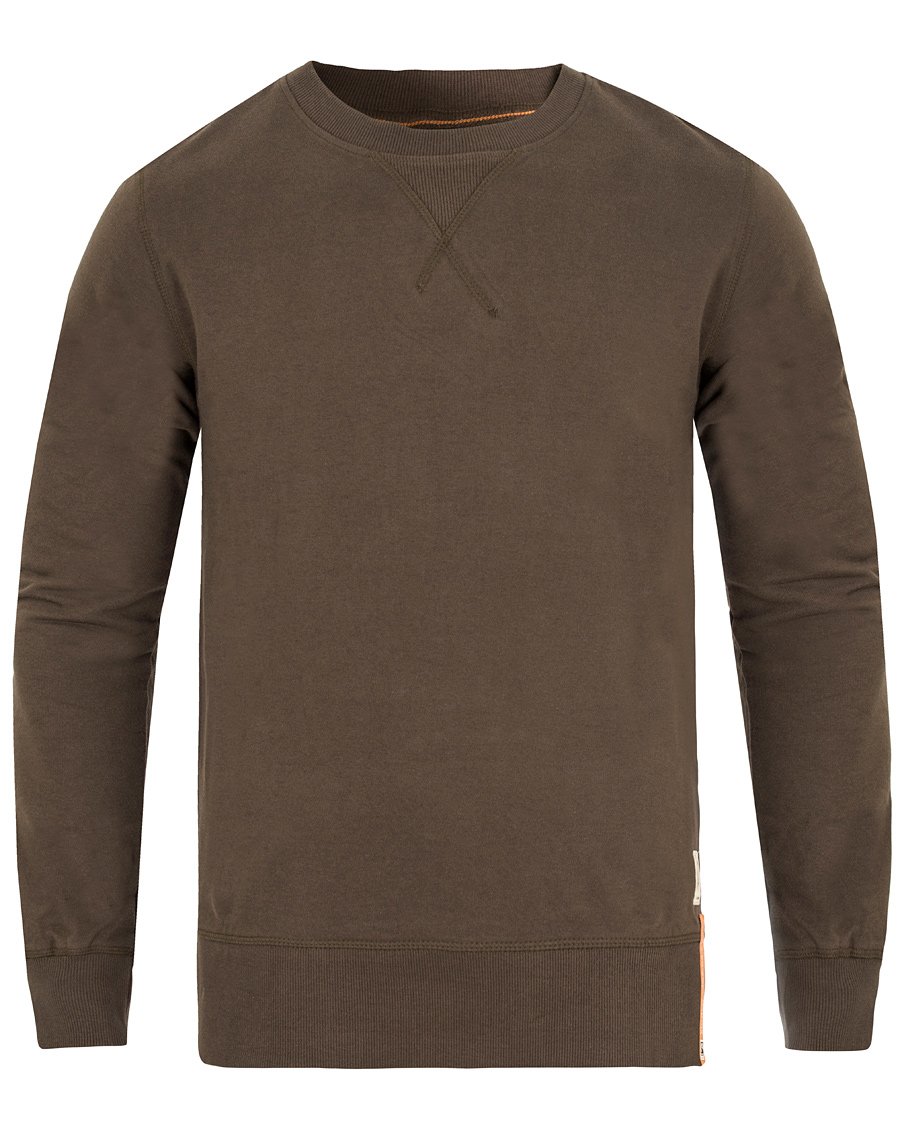 Homme | Pulls Et Tricots | Nudie Jeans | Sven Light Sweatshirt Bunker Green