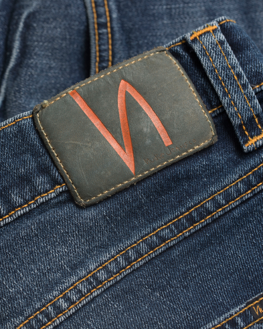 Heren | Jeans | Nudie Jeans | Lean Dean Organic Slim Fit Stretch Jeans Dark Indigo
