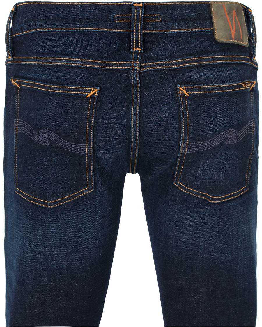 Homme | Jeans | Nudie Jeans | Long John Organic Slim Fit Stretch Jeans Sparkles