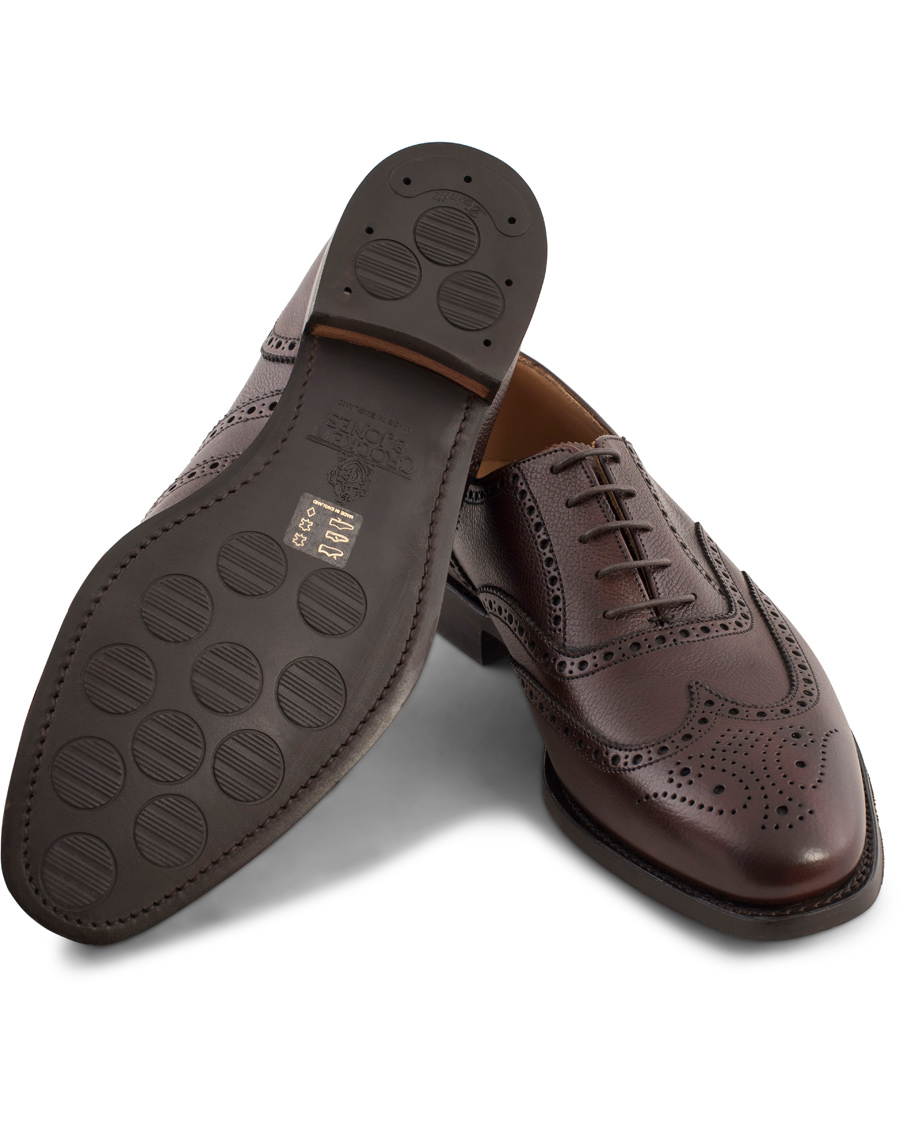 Heren | Crockett & Jones MTO Finsbury Brogue City Sole Brown Grain Calf | Crockett & Jones | MTO Finsbury Brogue City Sole Brown Grain Calf