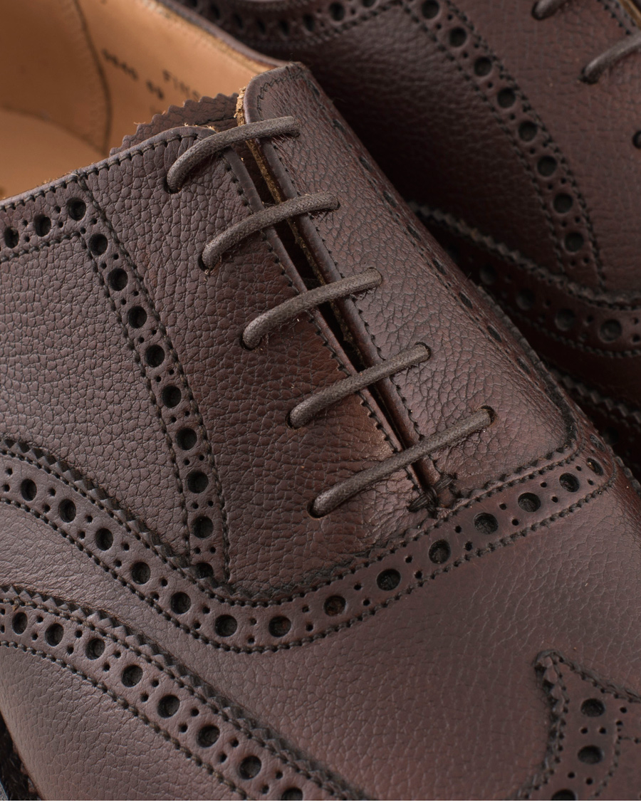 Heren | Crockett & Jones MTO Finsbury Brogue City Sole Brown Grain Calf | Crockett & Jones | MTO Finsbury Brogue City Sole Brown Grain Calf