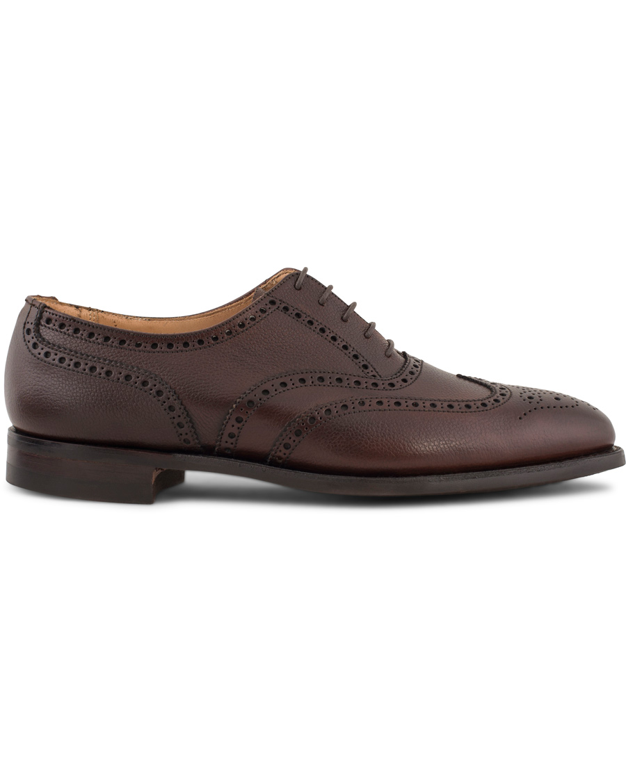 Heren | Crockett & Jones MTO Finsbury Brogue City Sole Brown Grain Calf | Crockett & Jones | MTO Finsbury Brogue City Sole Brown Grain Calf