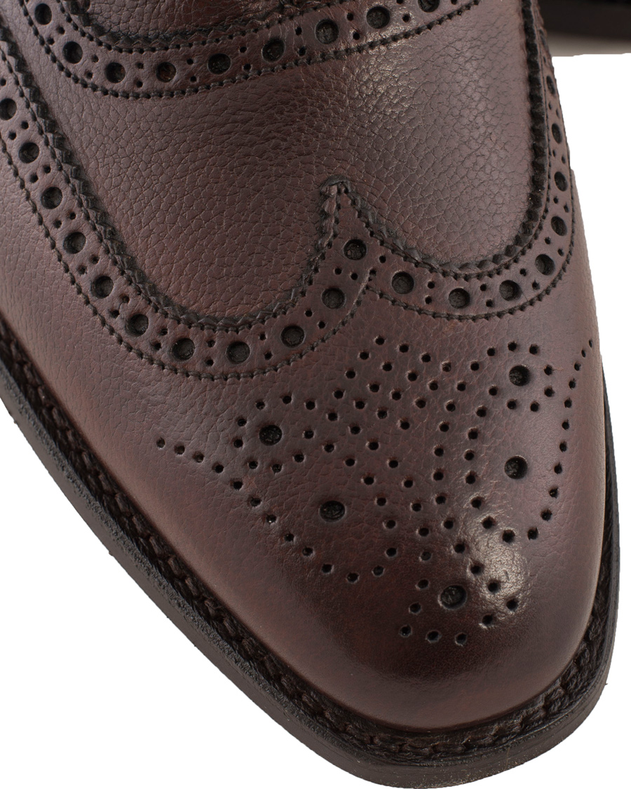 Heren | Crockett & Jones MTO Finsbury Brogue City Sole Brown Grain Calf | Crockett & Jones | MTO Finsbury Brogue City Sole Brown Grain Calf