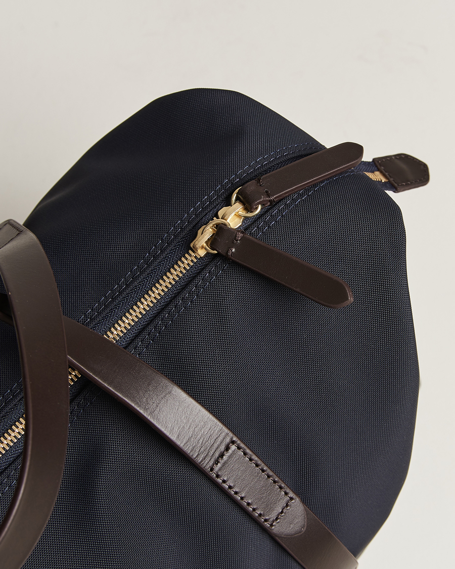 Homme | Sacs | Mismo | M/S Utility Nylon Duffle Bag Navy/Dark Brown