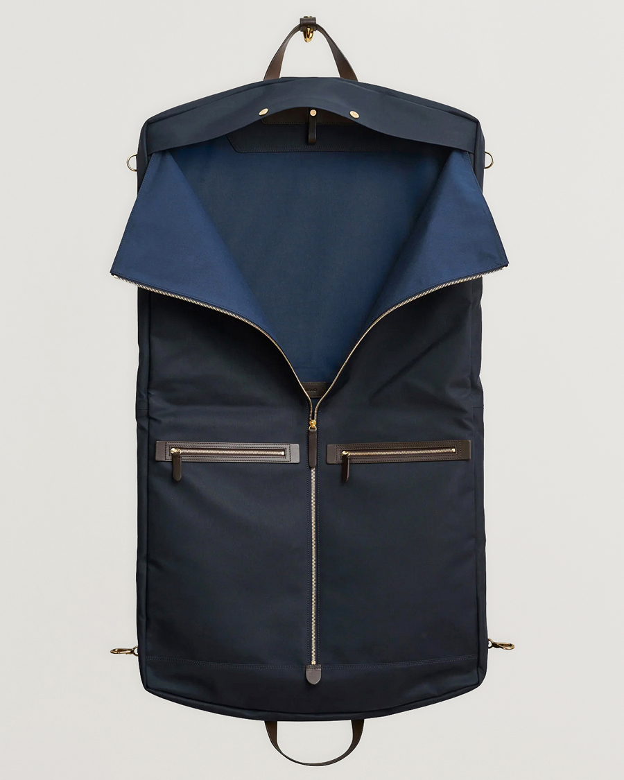Heren | Tassen | Mismo | M/S Suit Carrier Navy/Dark Brown
